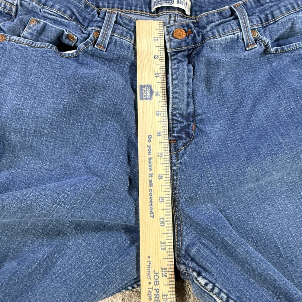 Signature by Levi Strauss Jeans Women 18 Medium Blue Bootcut Mid Rise Stretch - Picture 10 of 12